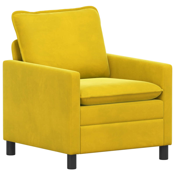 Set de canapea 2 pcs Galben Catifea - WALTI WALTI
