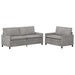 Set de canapea 2 pcs Gri deschis Catifea - WALTI WALTI
