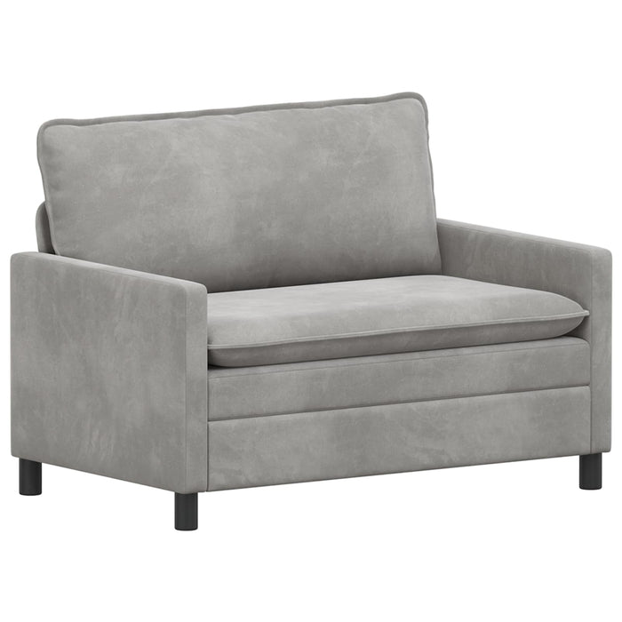 Set de canapea 2 pcs Gri deschis Catifea - WALTI WALTI
