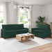 Set de canapea 2 pcs Verde închis Catifea - WALTI WALTI