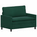 Set de canapea 2 pcs Verde închis Catifea - WALTI WALTI