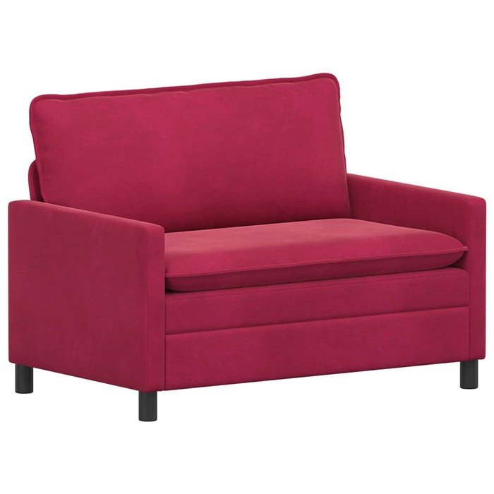 Set de canapea 2 pcs Roșu Vin Catifea - WALTI WALTI