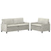 Set de canapea 2 pcs Crem Catifea - WALTI WALTI