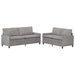Set de canapea 2 pcs Gri deschis Catifea - WALTI WALTI