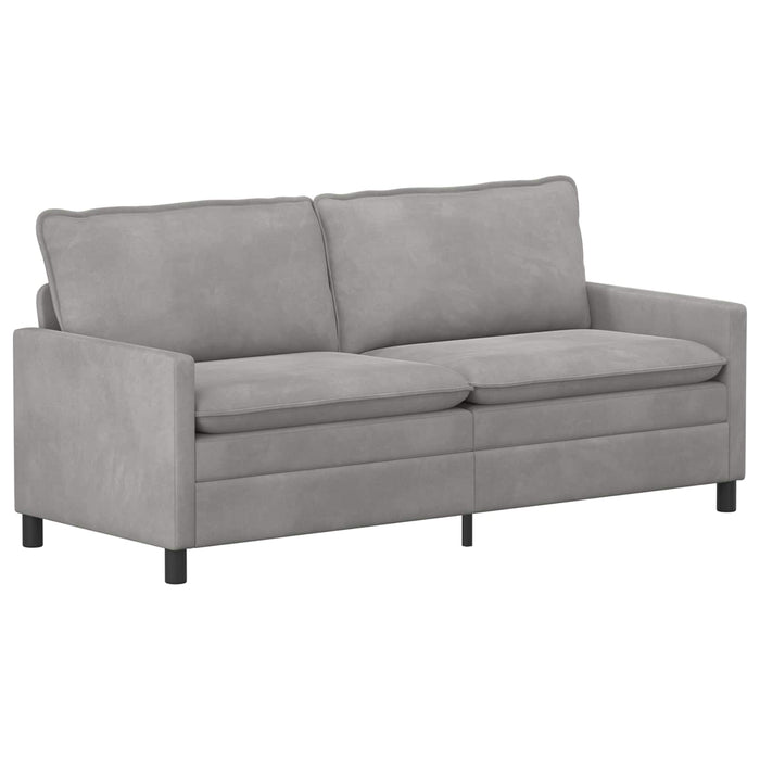 Set de canapea 2 pcs Gri deschis Catifea - WALTI WALTI