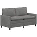 Set de canapea 2 pcs Gri închis Catifea - WALTI WALTI