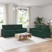 Set de canapea 2 pcs Verde închis Catifea - WALTI WALTI