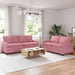 Set de canapea 2 pcs Roz Catifea - WALTI WALTI