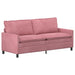 Set de canapea 2 pcs Roz Catifea - WALTI WALTI
