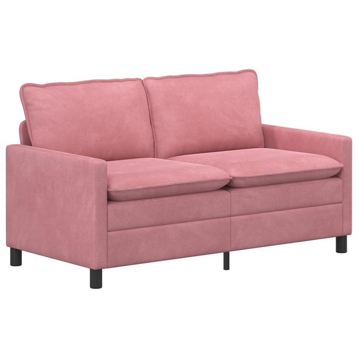 Set de canapea 2 pcs Roz Catifea - WALTI WALTI