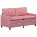 Set de canapea 2 pcs Roz Catifea - WALTI WALTI