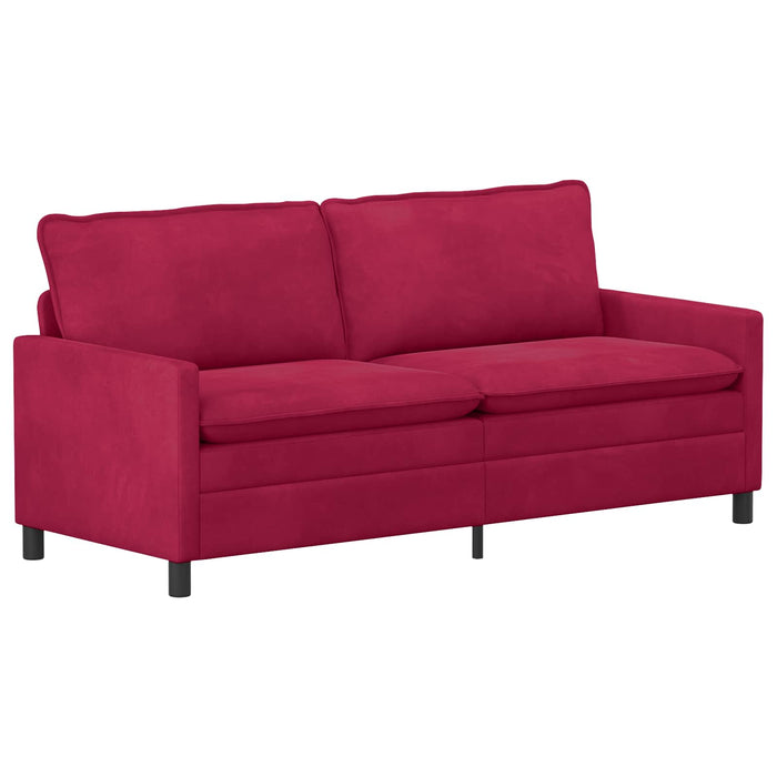 Set de canapea 2 pcs Roșu Vin Catifea - WALTI WALTI