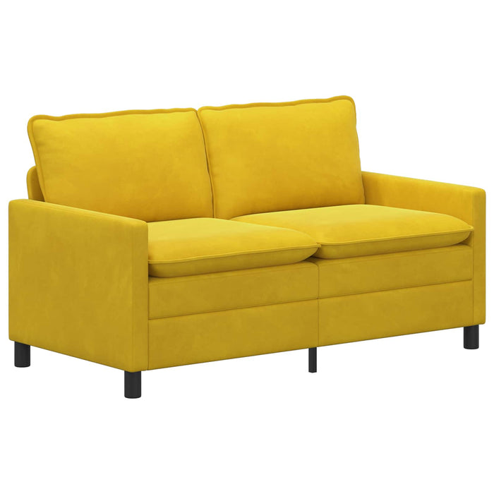 Set de canapea 2 pcs Galben Catifea - WALTI WALTI