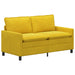 Set de canapea 2 pcs Galben Catifea - WALTI WALTI