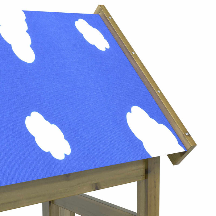 Turn de joacă Maro 52.5 x 46.5 x 208 cm Lemn impregnate solid - WALTI WALTI