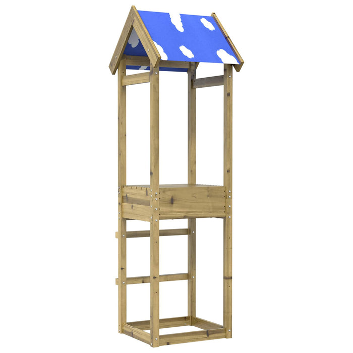 Turn de joacă Maro 52,5 x 46,5 x 195 cm Lemn impregnate solid - WALTI WALTI