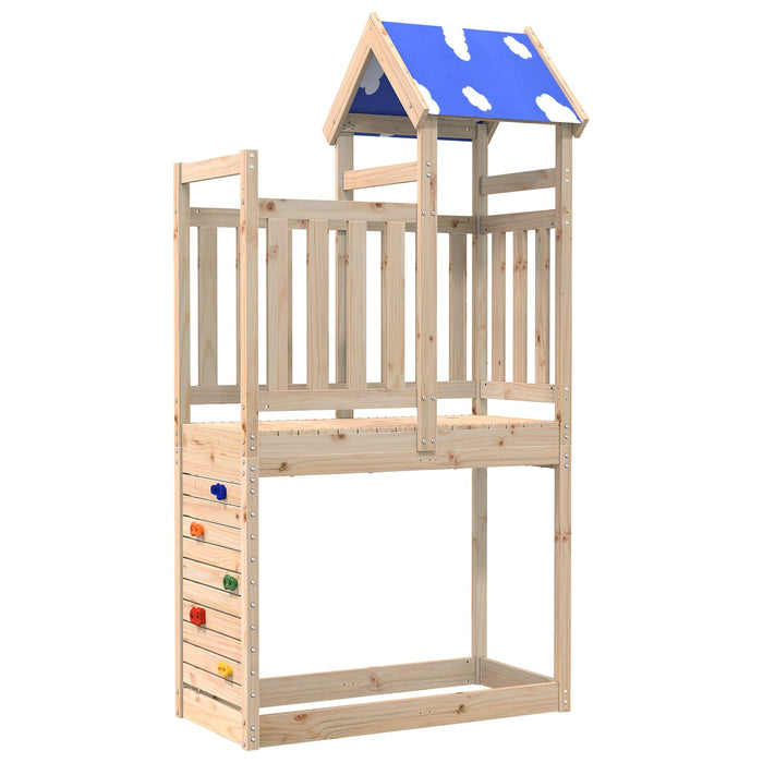 Turn de joacă Maro 110.5 x 52.5 x 215 cm Lemn de pin masiv - WALTI WALTI