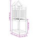 Turn de joacă Maro 52,5 x 110,5 x 215 cm Lemn impregnate solid - WALTI WALTI