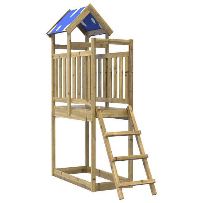 Turn de joacă Maro 52,5 x 110,5 x 215 cm Lemn impregnate solid - WALTI WALTI