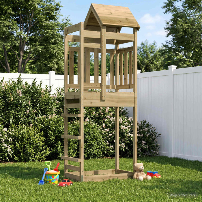 Turn de joacă Maro 52,5 x 85 x 238 cm Lemn impregnate solid WALTI