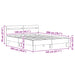 Cadru de pat cu headboard Lemn vechi 140 x 200 cm Lemn compozit - WALTI WALTI