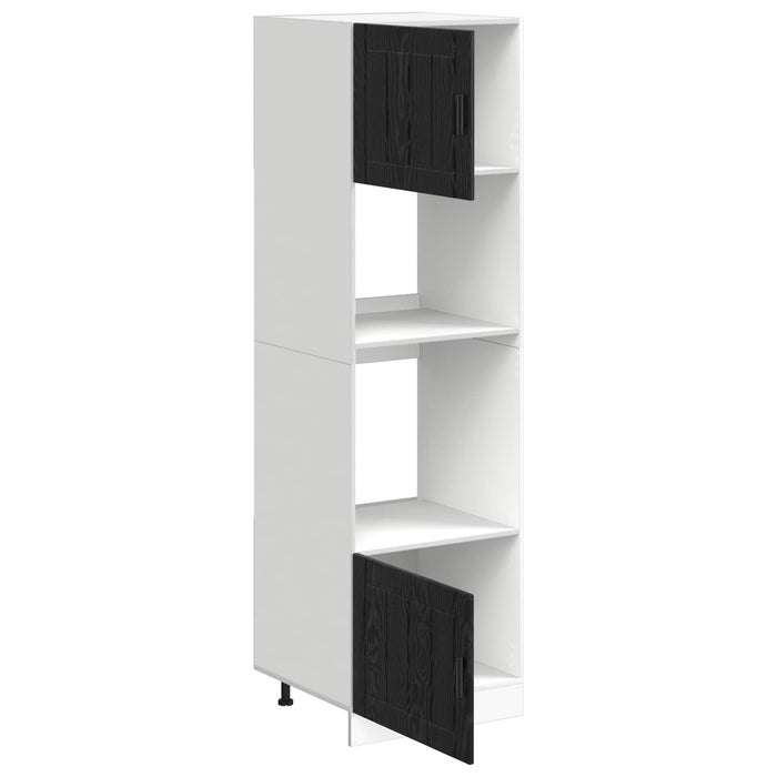 Dulap de bucătărie Stejar Negru 60 x 57 x 207 cm Lemn compozit - WALTI WALTI