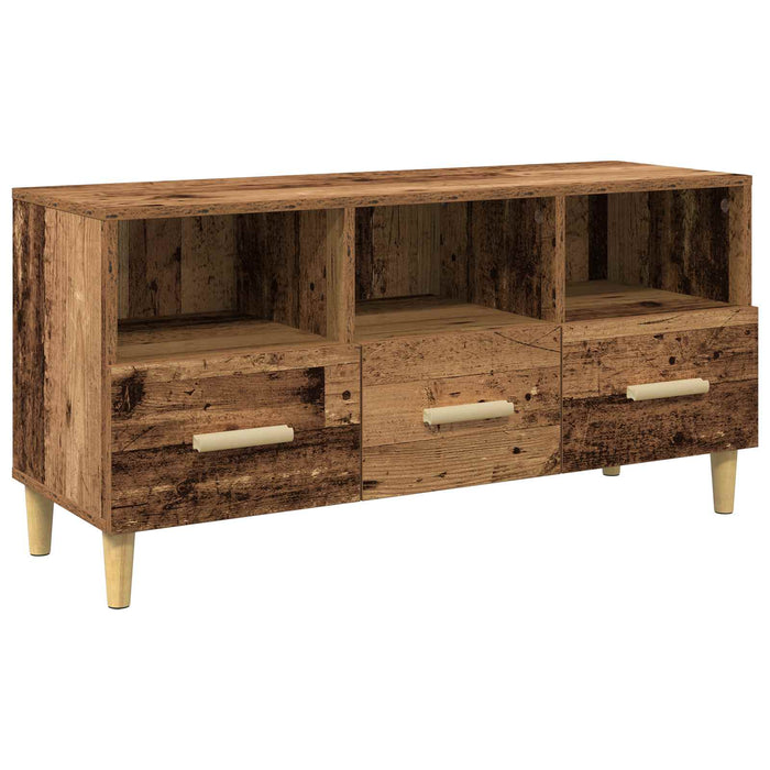 Cabinet TV Lemn vechi 102 x 35,5 x 50 cm Lemn compozit - WALTI WALTI