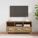 Cabinet TV Stejar artizanal 102 x 35,5 x 50 cm Lemn compozit - WALTI WALTI