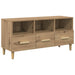 Cabinet TV Stejar artizanal 102 x 35,5 x 50 cm Lemn compozit - WALTI WALTI