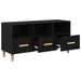 Cabinet TV Stejar Negru 102 x 35,5 x 50 cm Lemn compozit - WALTI WALTI