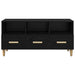 Cabinet TV Stejar Negru 102 x 35,5 x 50 cm Lemn compozit - WALTI WALTI