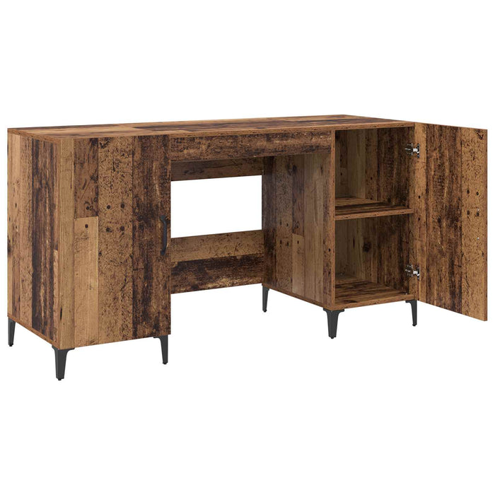 Birou cu depozitare Lemn vechi 140 x 50 x 75 cm Lemn compozit - WALTI WALTI
