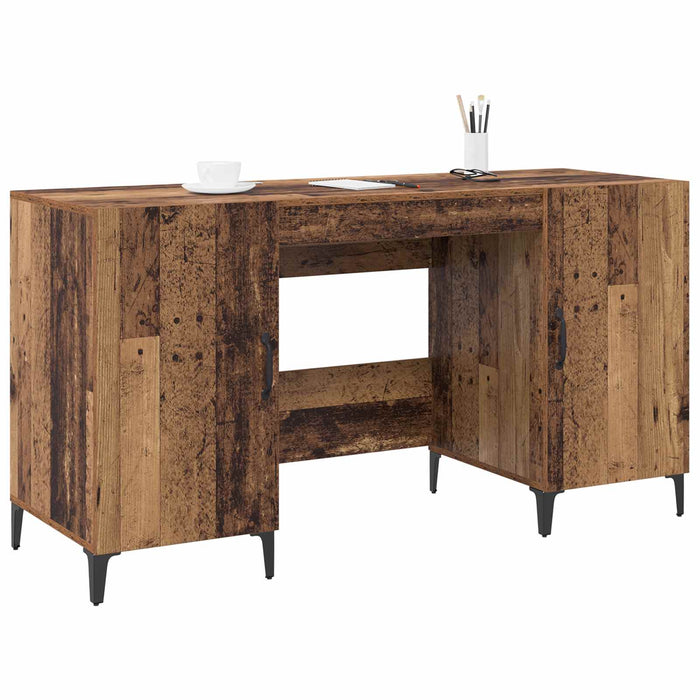 Birou cu depozitare Lemn vechi 140 x 50 x 75 cm Lemn compozit - WALTI WALTI