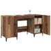 Birou cu depozitare Lemn vechi 140 x 50 x 75 cm Lemn compozit - WALTI WALTI