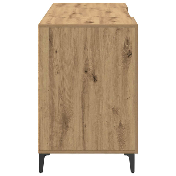 Birou cu ușă Stejar artizanal 140 x 50 x 75 cm Lemn compozit - WALTI WALTI