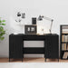 Birou cu depozitare Stejar Negru 140 x 50 x 75 cm Lemn compozit - WALTI WALTI