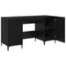 Birou cu depozitare Stejar Negru 140 x 50 x 75 cm Lemn compozit - WALTI WALTI
