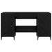 Birou cu depozitare Stejar Negru 140 x 50 x 75 cm Lemn compozit - WALTI WALTI