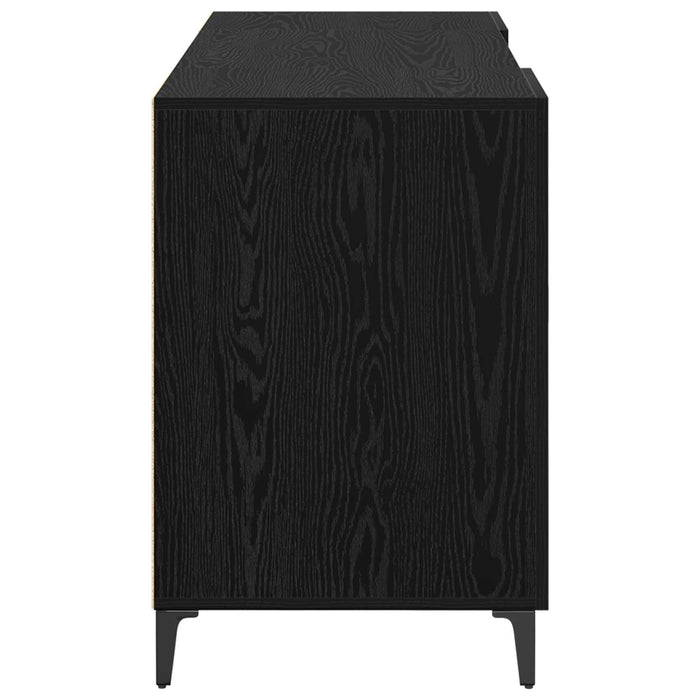 Birou cu depozitare Stejar Negru 140 x 50 x 75 cm Lemn compozit - WALTI WALTI