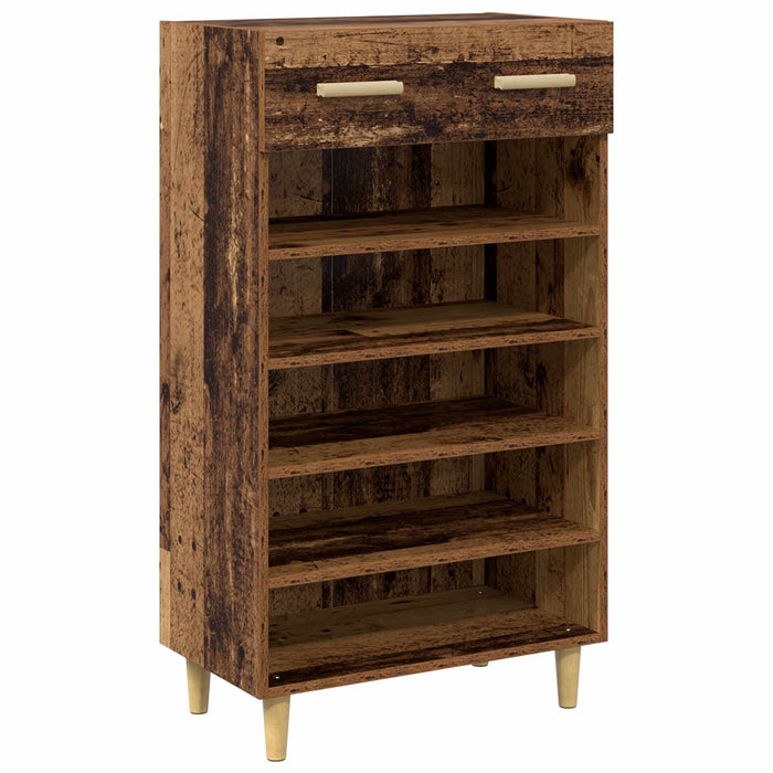 Dulap pentru pantofi Lemn vechi 60 x 35 x 105 cm Lemn compozit - WALTI WALTI