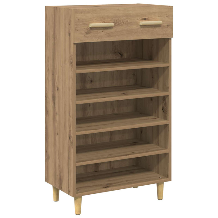 Dulap pentru pantofi cu raft Stejar artizanal 60 x 35 x 105 cm - WALTI WALTI