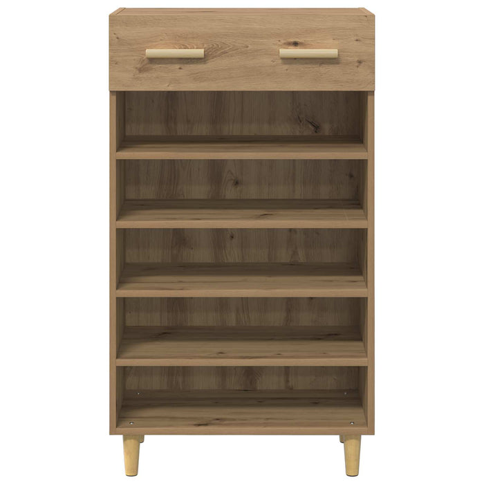Dulap pentru pantofi cu raft Stejar artizanal 60 x 35 x 105 cm - WALTI WALTI