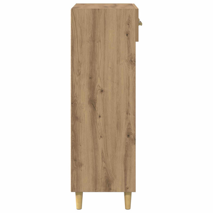Dulap pentru pantofi cu raft Stejar artizanal 60 x 35 x 105 cm - WALTI WALTI