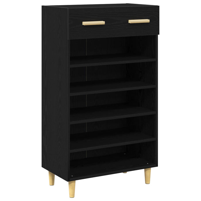 Dulap pentru pantofi cu sertar Stejar Negru 60 x 35 x 105 cm - WALTI WALTI