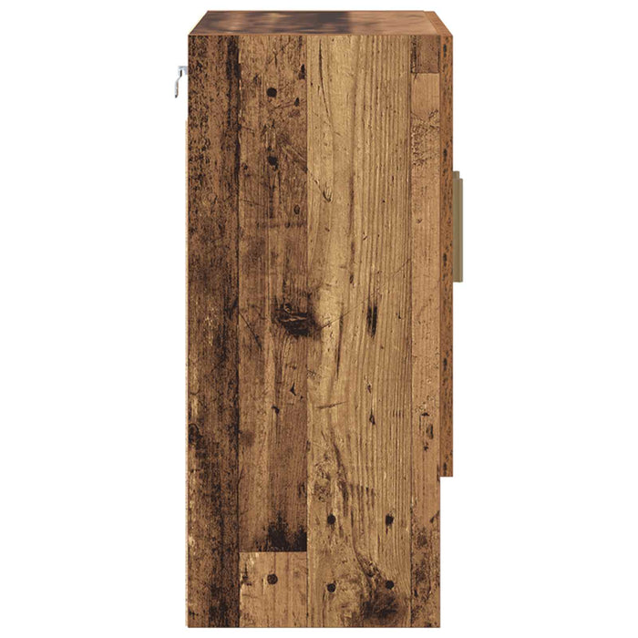 Dulap de perete Lemn vechi 60 x 31 x 70 cm Lemn compozit - WALTI WALTI