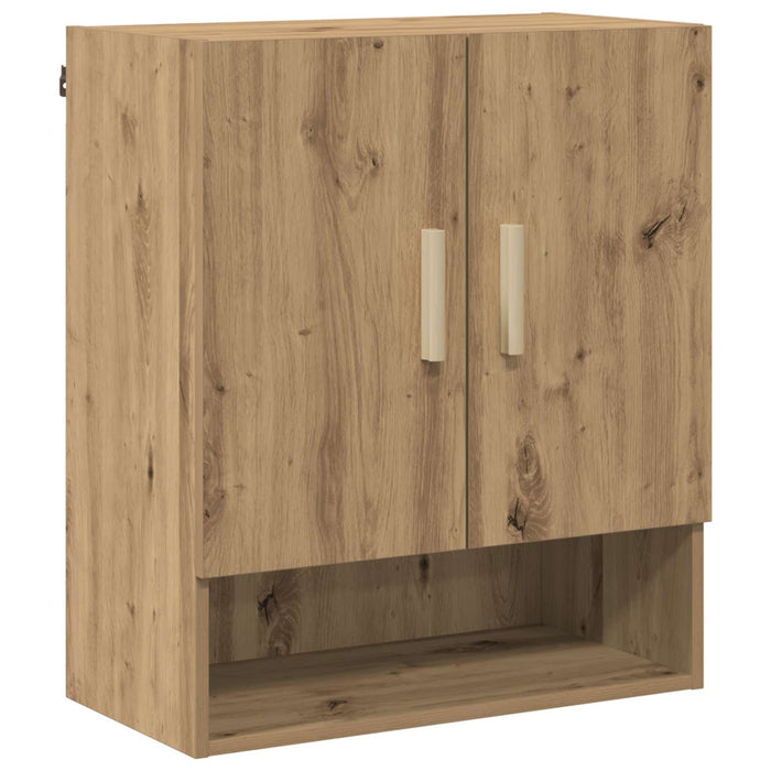 Dulap de perete Stejar artizanal 60 x 31 x 70 cm Lemn compozit - WALTI WALTI