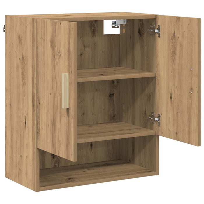 Dulap de perete Stejar artizanal 60 x 31 x 70 cm Lemn compozit - WALTI WALTI