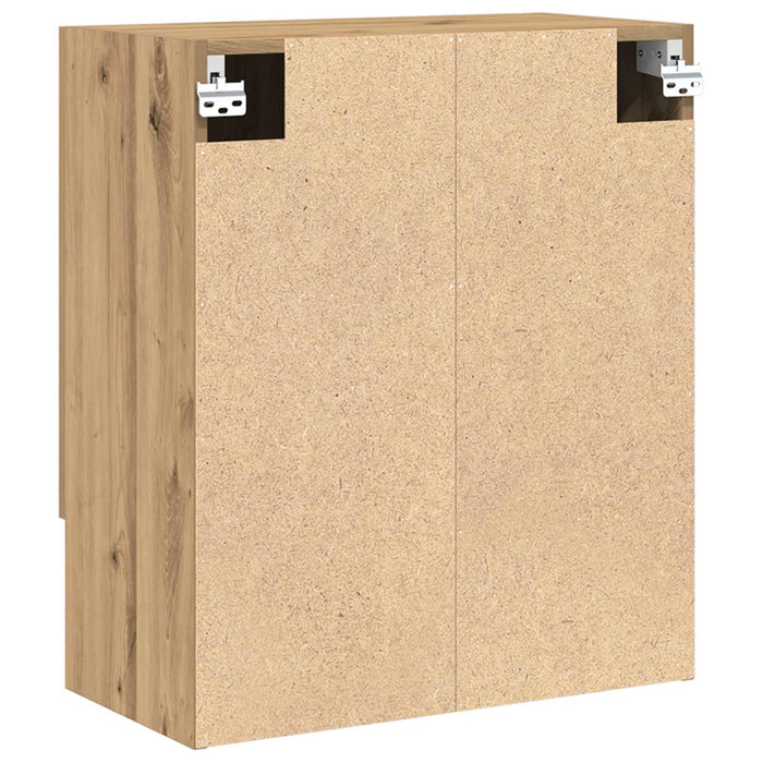 Dulap de perete Stejar artizanal 60 x 31 x 70 cm Lemn compozit - WALTI WALTI