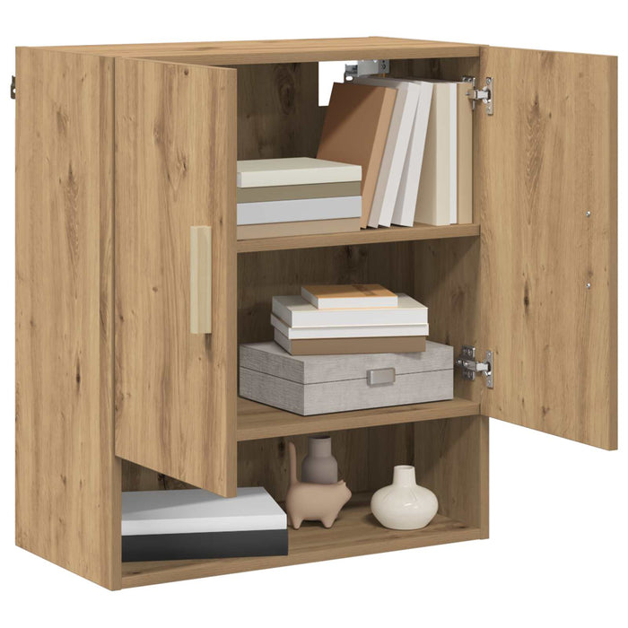 Dulap de perete Stejar artizanal 60 x 31 x 70 cm Lemn compozit - WALTI WALTI
