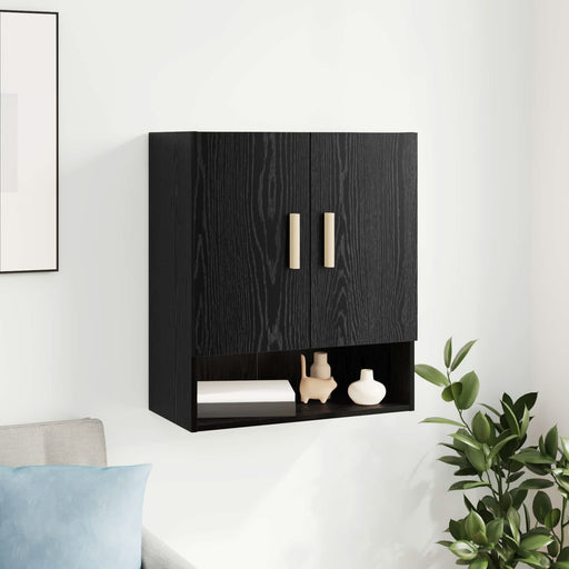 Dulap de perete Stejar Negru 60 x 31 x 70 cm Lemn compozit - WALTI WALTI